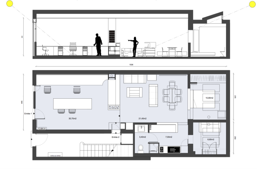 VENDU  - Camas - Loft - Atelier architecte - 189 000€