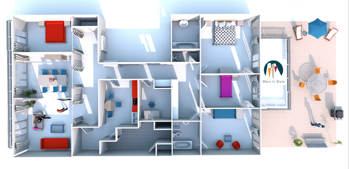 plan appartement t6
