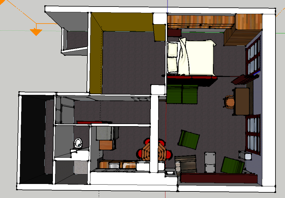 Vendu - Appartement stylé loft avec terrasse- 229 000 €